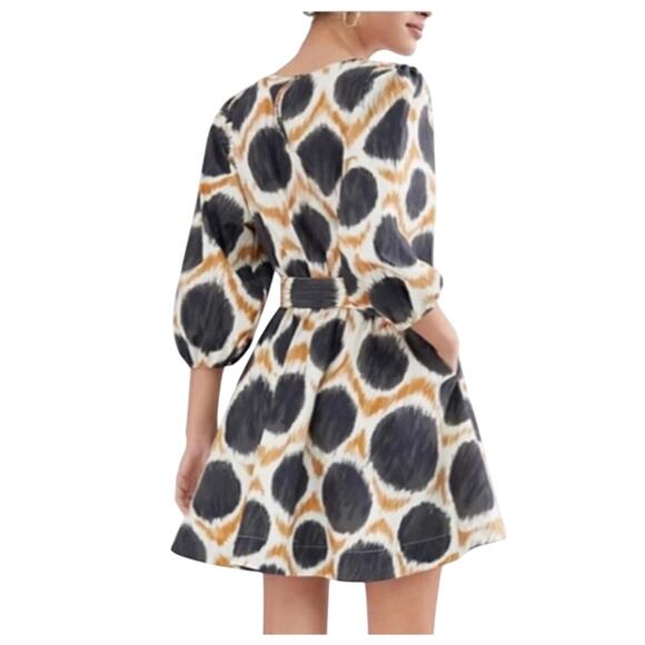 MAEVE Anthropologie Destin Poplin Mini Dress | Cottagecore Eurochic | SMALL - Picture 2 of 9